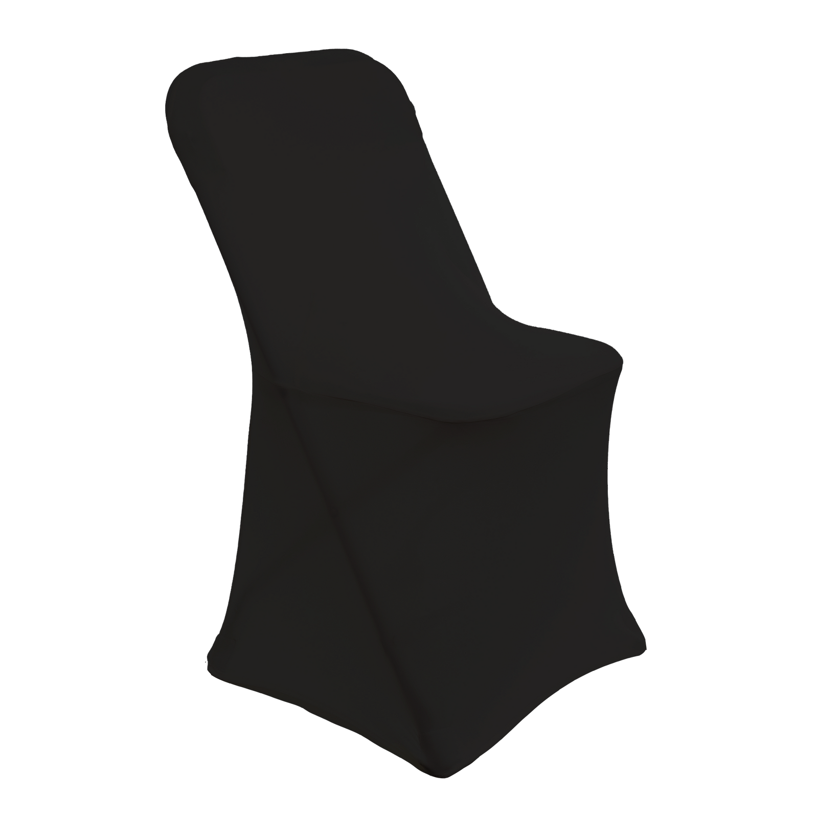 Spandex Folding Chair Cover - Black